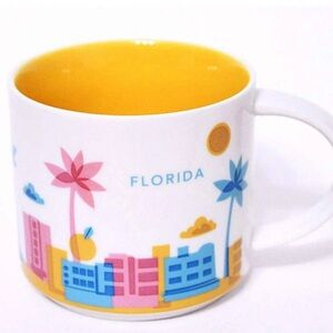 Florida Starbucks You Are Here Collection 14 Ounce Ceramic Mug